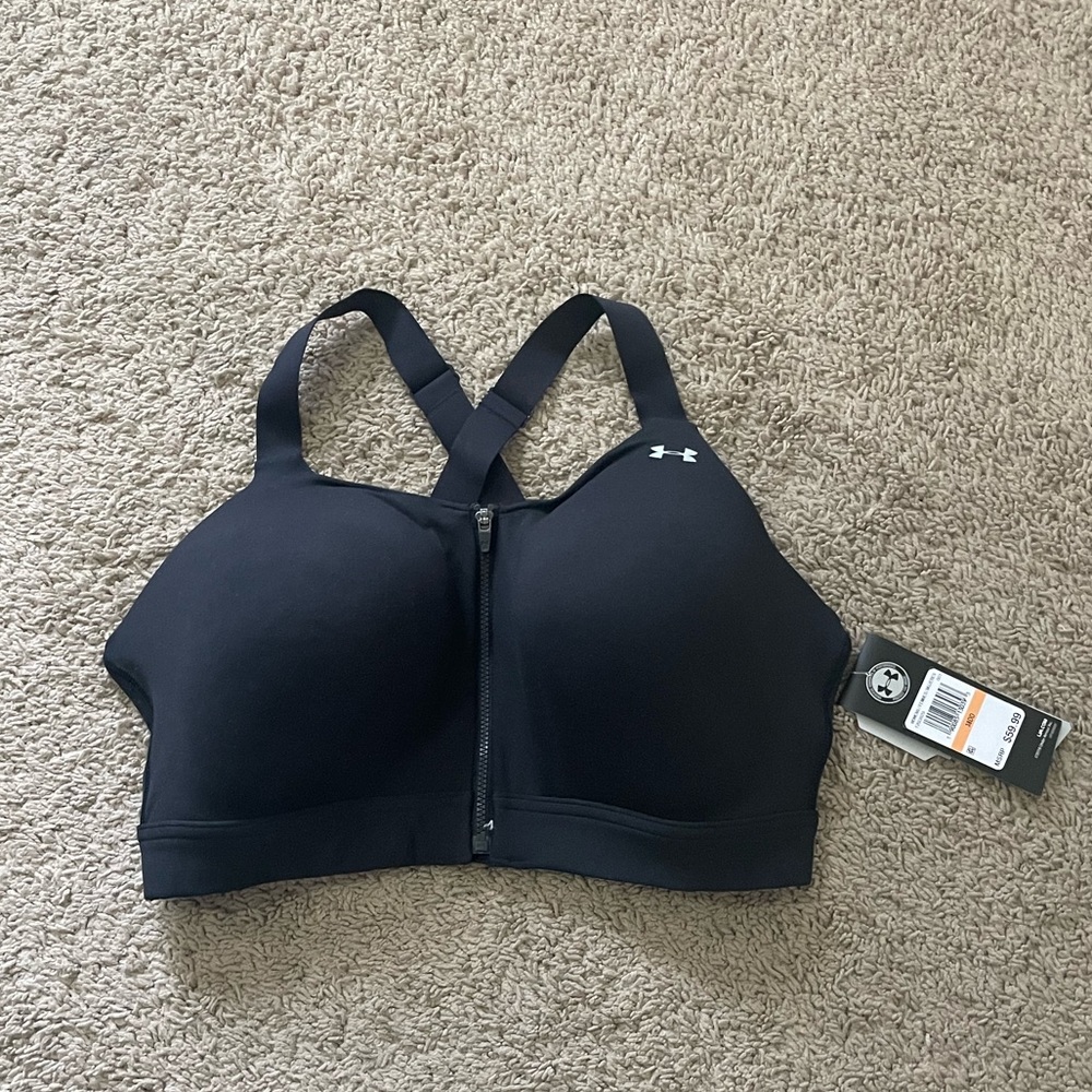 UA Zipfront Sports Bra